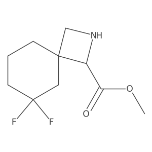 Methyl 6,6-difluoro-2-azaspiro[3.5]nonane-1-carboxylate Structure