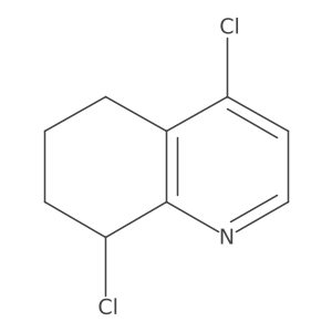 4,8-Dichloro-5,6,7,8-tetrahydroquinoline Structure