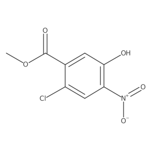 Methyl 2-chloro-5-hydroxy-4-nitrobenzoate Structure
