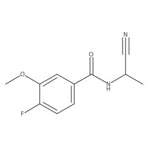 N-[(1S)-1-cyanoethyl]-4-fluoro-3-methoxybenzamide Structure