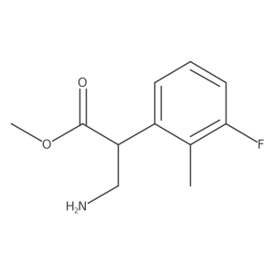 Methyl 3-amino-2-(3-fluoro-2-methylphenyl)propanoate结构式