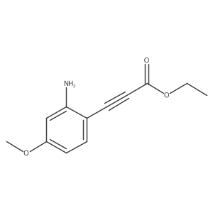 Ethyl 3-(2-amino-4-methoxyphenyl)prop-2-ynoate Structure