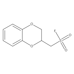 (2,3-Dihydro-1,4-benzodioxin-2-yl)methanesulfonyl fluoride结构式