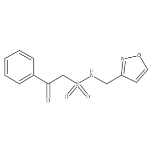 N-[(1,2-oxazol-3-yl)methyl]-2-oxo-2-phenylethane-1-sulfonamide Structure