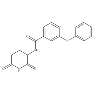 N-(2,6-dioxo-3-piperidinyl)-3-phenoxyBenzamide结构式