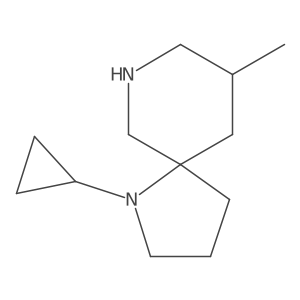 1-Cyclopropyl-9-methyl-1,7-diazaspiro[4.5]decane Structure