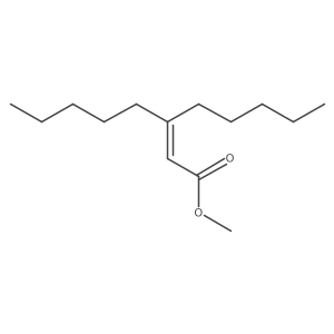Methyl 3-pentyloct-2-enoate Structure