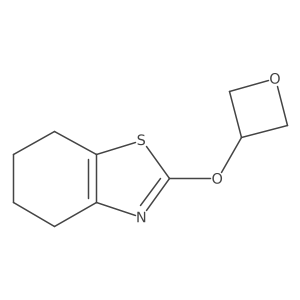 2-(Oxetan-3-yloxy)-4,5,6,7-tetrahydro-1,3-benzothiazole结构式