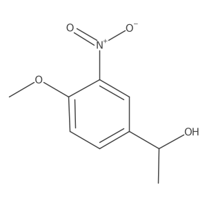 (1S)-1-(4-methoxy-3-nitrophenyl)ethan-1-ol Structure