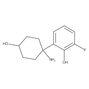 2-(1-Amino-4-hydroxycyclohexyl)-6-fluorophenol Structure