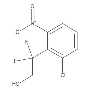 2-(2-Chloro-6-nitrophenyl)-2,2-difluoroethan-1-ol结构式