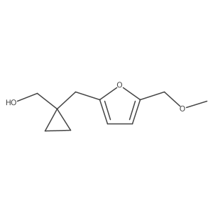 (1-{[5-(Methoxymethyl)furan-2-yl]methyl}cyclopropyl)methanol结构式