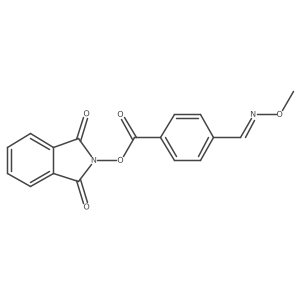 1,3-dioxo-2,3-dihydro-1H-isoindol-2-yl 4-[(methoxyimino)methyl]benzoate Structure