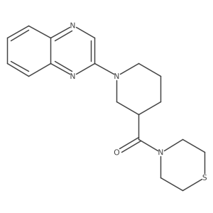 2-[3-(Thiomorpholine-4-carbonyl)piperidin-1-yl]quinoxaline Structure