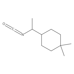 4-(1-Isocyanatoethyl)-1,1-dimethylcyclohexane结构式