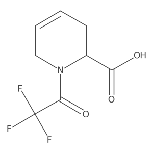 1-(Trifluoroacetyl)-1,2,3,6-tetrahydropyridine-2-carboxylic acid Structure