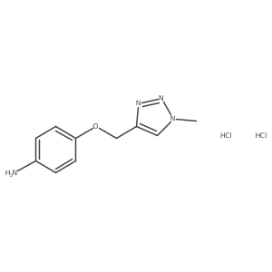 4-[(1-methyl-1H-1,2,3-triazol-4-yl)methoxy]anilinedihydrochloride Structure