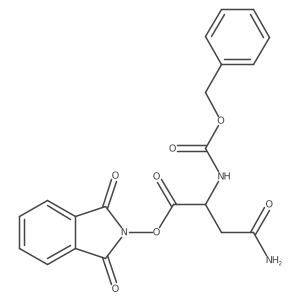 1,3-dioxo-2,3-dihydro-1H-isoindol-2-yl (2S)-2-{[(benzyloxy)carbonyl]amino}-3-carbamoylpropanoate Structure