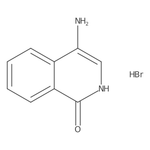 4-Amino-1,2-dihydroisoquinolin-1-one hydrobromide结构式