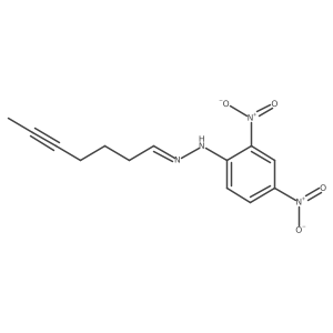 5-Heptynal, 2-(2,4-dinitrophenyl)hydrazone Structure