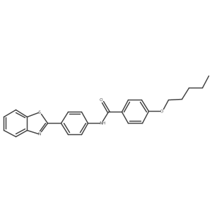 N-[4-(1,3-benzothiazol-2-yl)phenyl]-4-(pentyloxy)benzamide结构式
