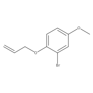 2-Bromo-4-methoxy-1-(2-propen-1-yloxy)benzene Structure