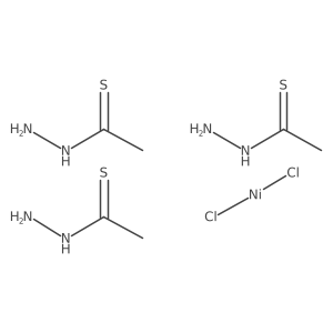 Dichloronickel;ethanethiohydrazide结构式