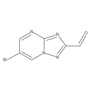 6-Bromo-[1,2,4]triazolo[1,5-a]pyrimidine-2-carbaldehyde Structure