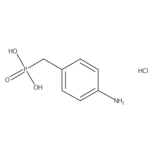 (4-Aminobenzyl)phosphonic acid hydrochloride结构式