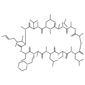 Ruclosporin Structure
