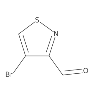 4-Bromoisothiazole-3-carbaldehyde结构式