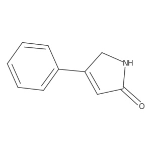 4-phenyl-2,5-dihydro-1H-pyrrol-2-one结构式