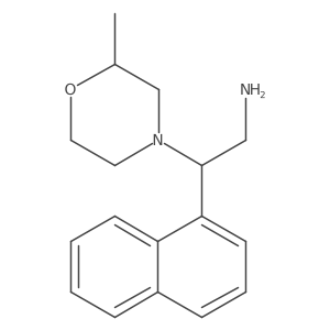 2-Methyl-I(2)-1-naphthalenyl-4-morpholineethanamine结构式