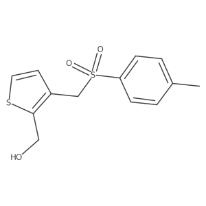 3-[[(4-Methylphenyl)sulfonyl]methyl]-2-thiophenemethanol结构式