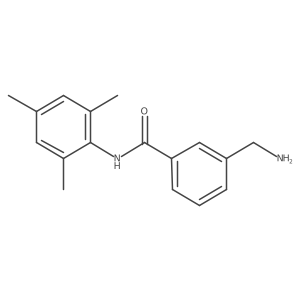 3-(Aminomethyl)-N-(2,4,6-trimethylphenyl)benzamide Structure