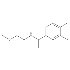 [1-(3,4-Difluorophenyl)ethyl](2-methoxyethyl)amine结构式