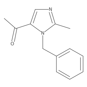 5-Acetyl-1-benzyl-2-methylimidazole结构式