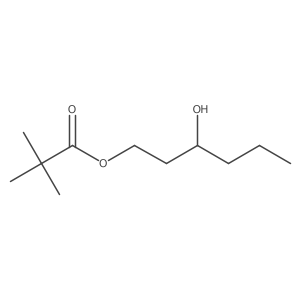 3-Hydroxyhexyl 2,2-dimethylpropanoate结构式