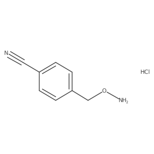 O-(4-cyanobenzyl)hydroxylamine hydrochloride Structure