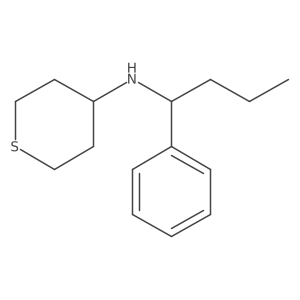 Tetrahydro-N-(1-phenylbutyl)-2H-thiopyran-4-amine结构式