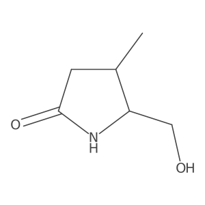 (4S,5S)-5-Hydroxymethyl-4-methyl-pyrrolidin-2-one Structure