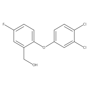 [2-(3,4-Dichlorophenoxy)-5-fluorophenyl]methanol Structure