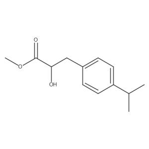 Methyl 2-hydroxy-3-(4-isopropylphenyl)propanoate Structure
