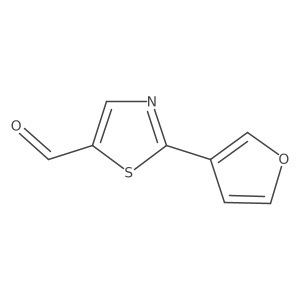 2-(Furan-3-yl)-1,3-thiazole-5-carbaldehyde Structure