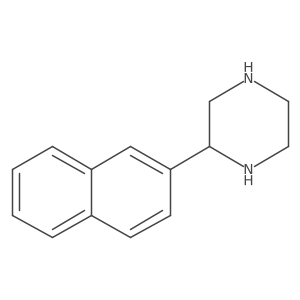 (R)-2-(Naphthalen-2-yl)piperazine Structure