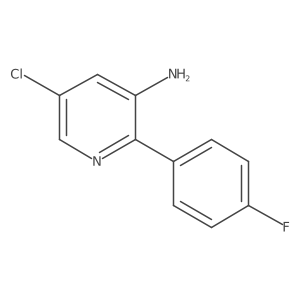 5-Chloro-2-(4-fluorophenyl)pyridin-3-amine Structure
