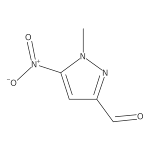 1-methyl-5-nitro-1H-pyrazole-3-carbaldehyde Structure