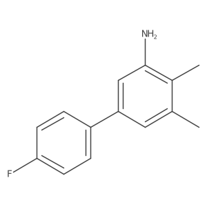 5-(4-Fluorophenyl)-2,3-dimethylaniline结构式