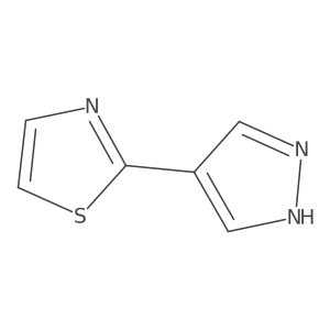 2-(1H-pyrazol-4-yl)-1,3-thiazole Structure