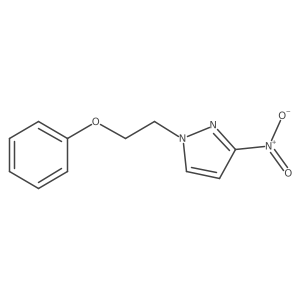 3-Nitro-1-(2-phenoxyethyl)-1H-pyrazole Structure